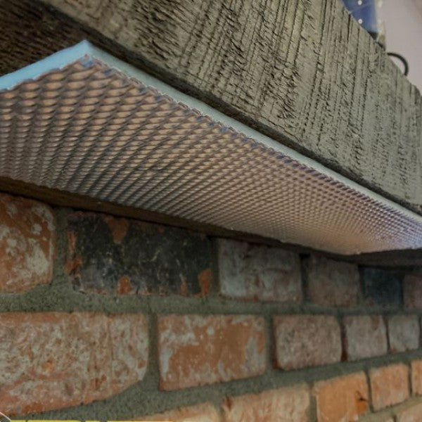 Mantle Shelf TV Sound Bar Heat Shield 3mm thick x 12.5cm x 119cm kit 2