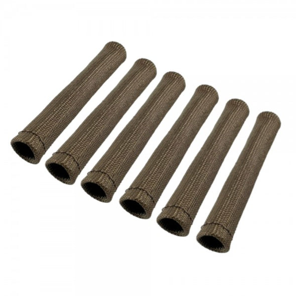 Spark Plug Heatshield Insulation Boot Shield Lava Race 1" ID bends 90⁰ - 6Pk