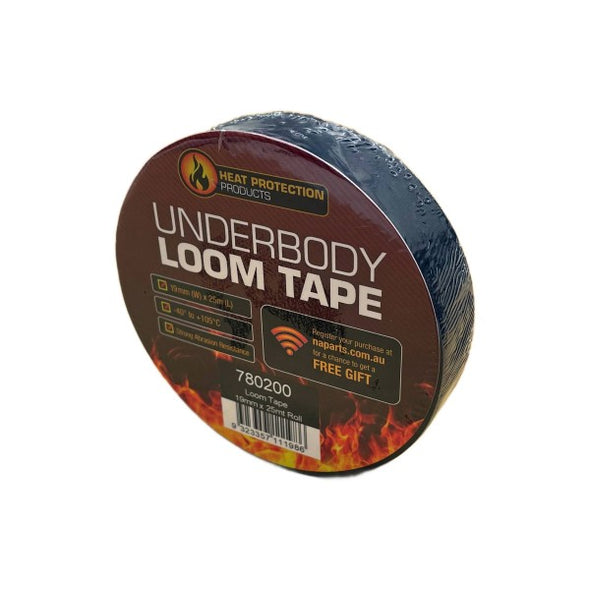 Underbody Loom Tape 19mm x 25M Roll - Black