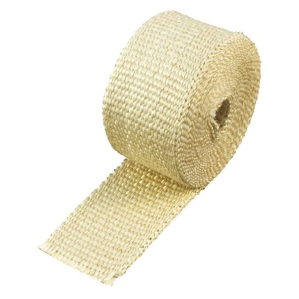 Fawn Coloured Exhaust Wrap 50mm(2") Wide x 3mt(10ft) Roll 650⁰C Continuous