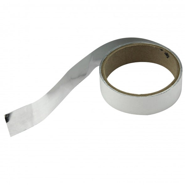 Heat Foil Tape 25mm x 3mt Silver Rated -55c to +150c, adhesive backed