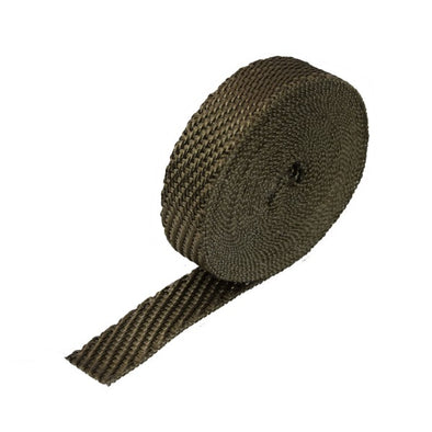 Lava Exhaust Wrap 25mm(1") Wide x 7.5mt(25ft) Roll 650⁰C Continuous Made in Usa